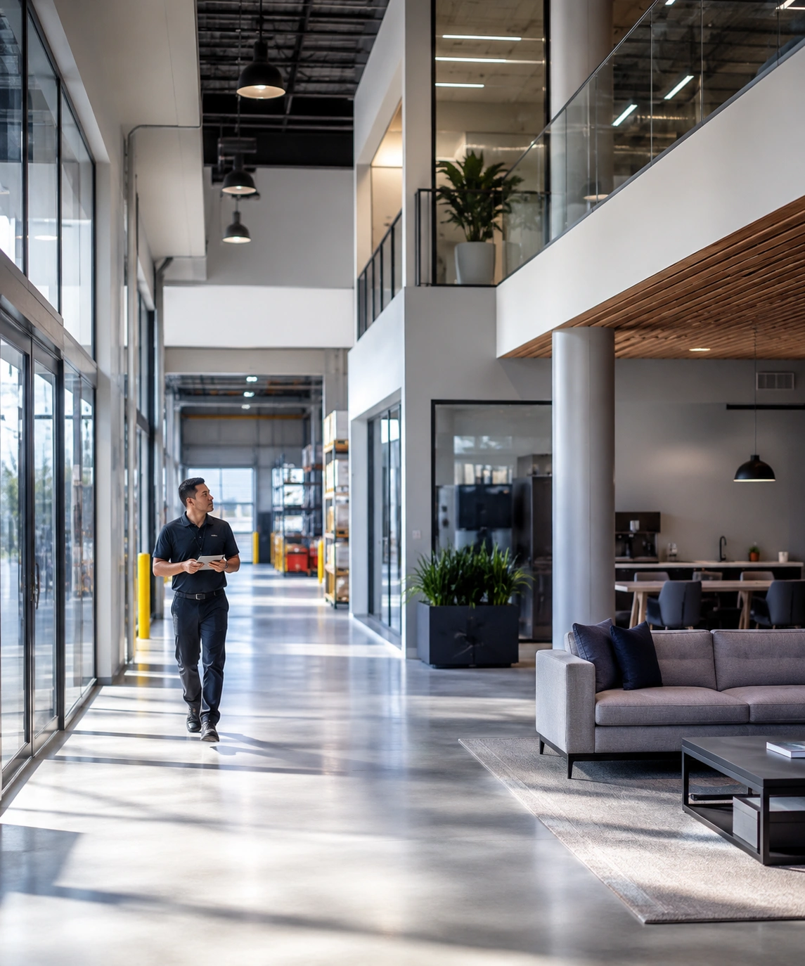 Commercial facility supported by Getty Team facility services